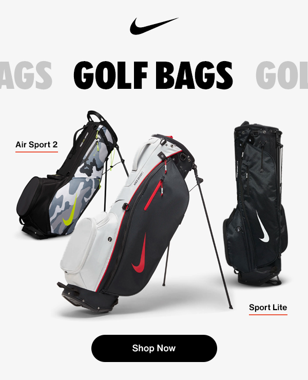 Nike Golf Bags at Rock Bottom Golf brand page - mobile image