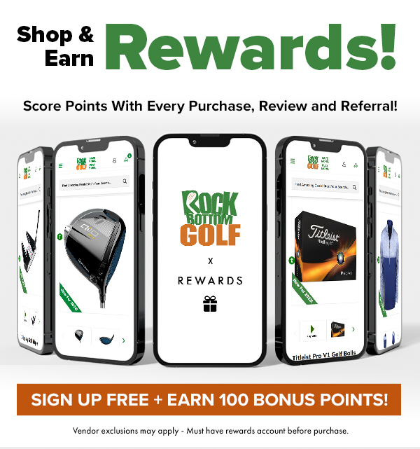 Rock Bottom Rewards: Earn Points Towards FREE Golf Gear! Sign Up Now