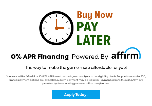 0% APR Financing Powered By Affirm