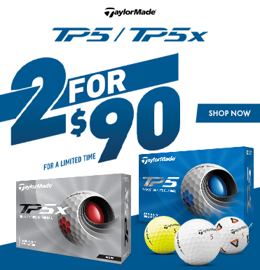 TaylorMade TP5 & TP5x Golf Balls Now 2 For $90 - Shop Now!