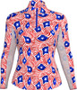 IBKUL Golf Ladies Rylee Long Sleeve Zip Mock - Image 1
