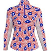 IBKUL Golf Ladies Rylee Long Sleeve Zip Mock - Image 3