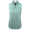 Etonic Golf Ladies 1/2 Zip Sleeveless Mock Polo Shirt - Image 3