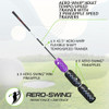 Aero-Swing Golf 44" Aero-Whip Swing Speed Trainer (3 Aero-Swings) - Image 2