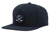Mizuno Golf Crossed Clubs Snapback Hat - Image 1