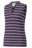 Puma Golf Ladies Volition Striped Sleeveless Polo - Image 1