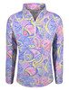 IBKUL Golf Ladies Mariel 1/4 Zip Pullover - Image 1