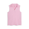 Puma Golf Ladies Cloudspun Piped Sleeveless Polo - Image 1