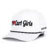 Bogey Bros Golf I Heart Cart Girls Performance Rope Hat - Image 1