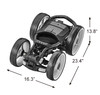 CaddyTek Golf Explorer V8 SuperLite Deluxe Push Cart - Image 2