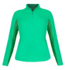 IBKUL Golf Ladies Long Sleeve Zip Mock - Image 1