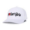 Bogey Bros Golf I Heart Cart Girls Performance Fitted Hat - Image 1