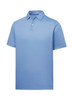 FootJoy Golf Drirelease Solid Jersey Shirt Self Collar Polo Lagoon Large - Image 1