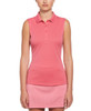 Callaway Golf Ladies Essential Sleeveless Solid Knit Polo - Image 1