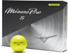 Mizuno Pro S Golf Balls 1-Dozen Yellow - Image 1