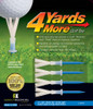 4 Yards More Golf Plastic Tees - Image 1