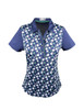 Callaway Golf Ladies Ventilated Mini Floral Print Polo - Image 1