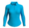 IBKUL Golf Ladies Long Sleeve Zip Polo - Image 1