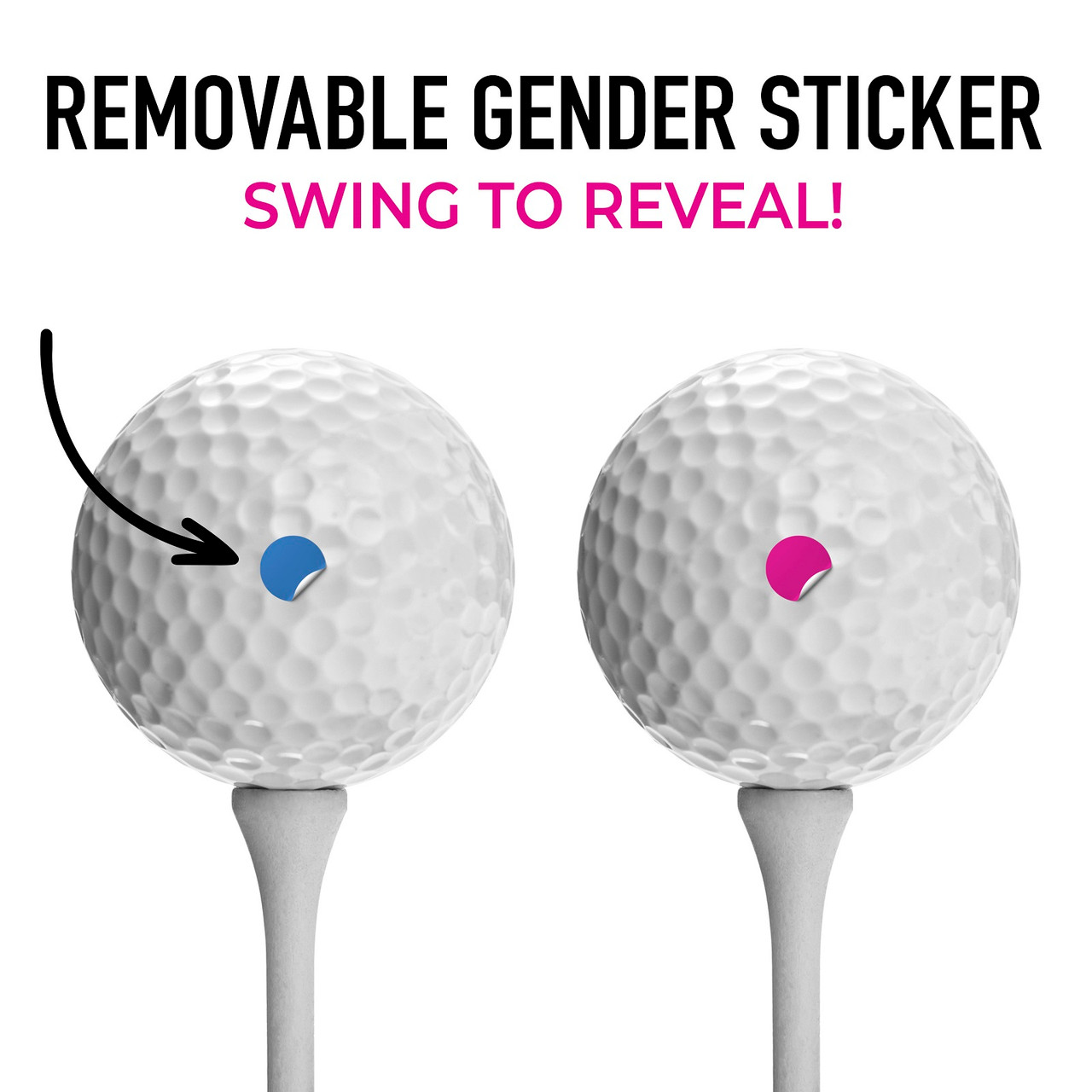 Izzo Golf Gender Reveal Balls (2 Pack)