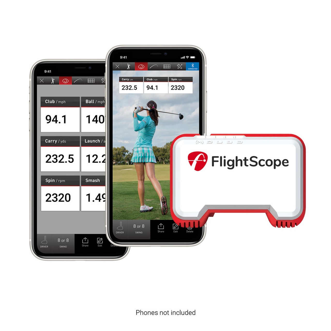 flightscope mevo app web page