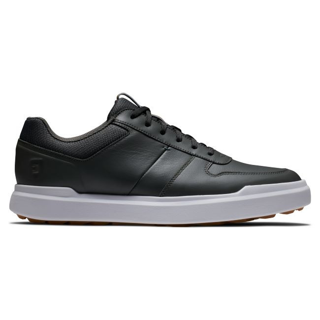 Foot Joy Contour Series Men\'s Black Soft Spike Golf Shoes FJ Size 10.5 M Footjoy Golf Shoes Black Contour Series 8038 Soft Spike  main image 4