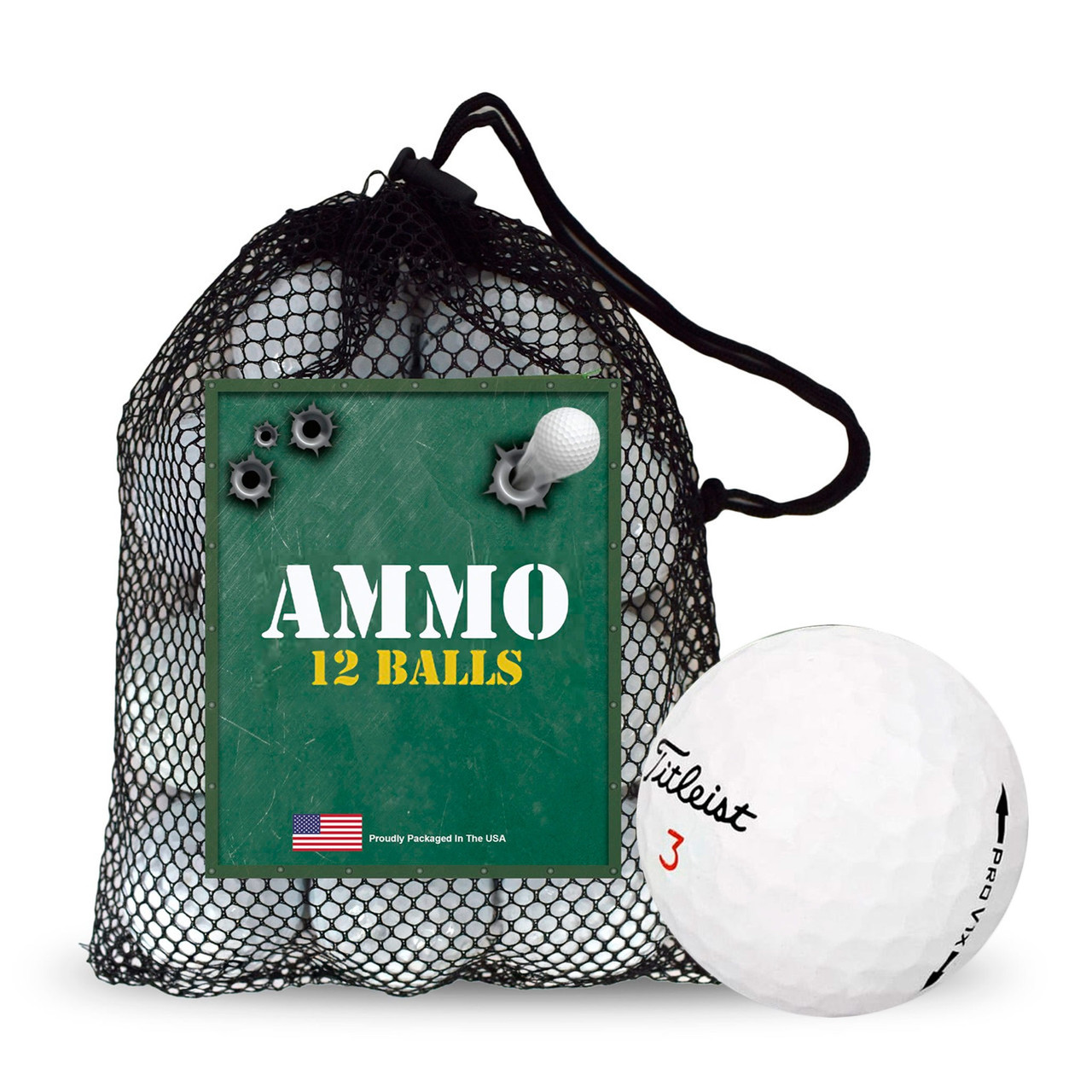 Titleist Pro V1 Mix Logo Overrun Golf Balls [12-Ball