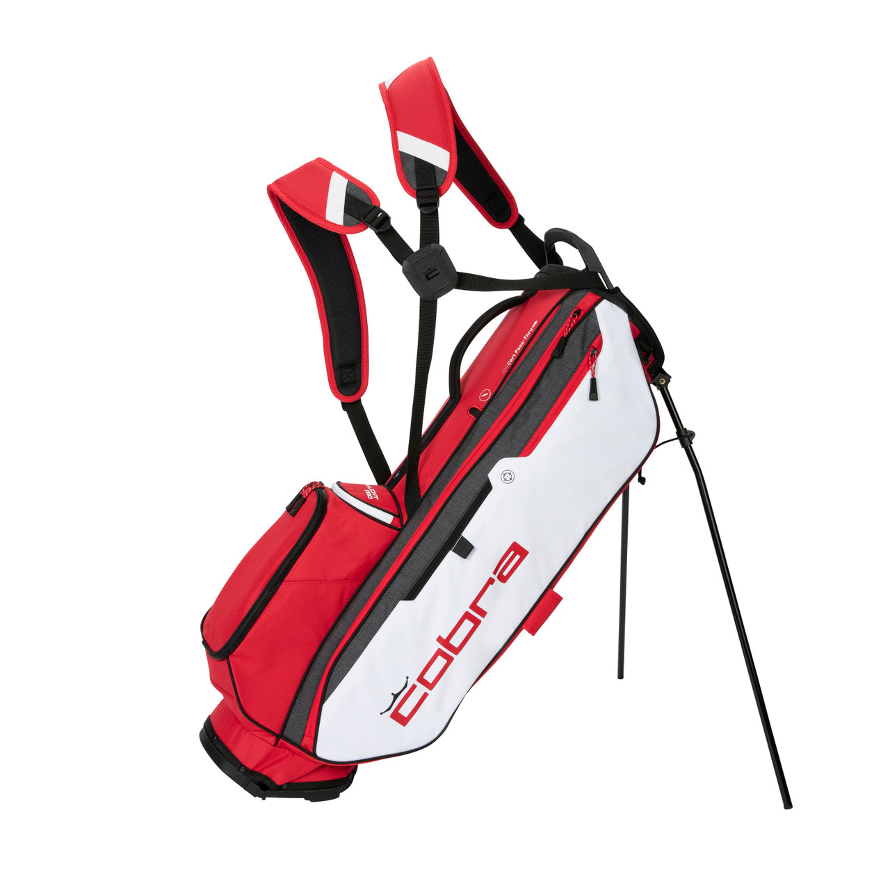 A golf bag containing a selection of Yonex ADX FL100 irons and Calloway  drivers Location:G