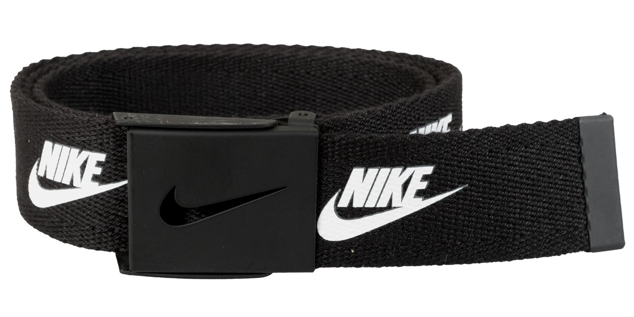 white nike belt golf