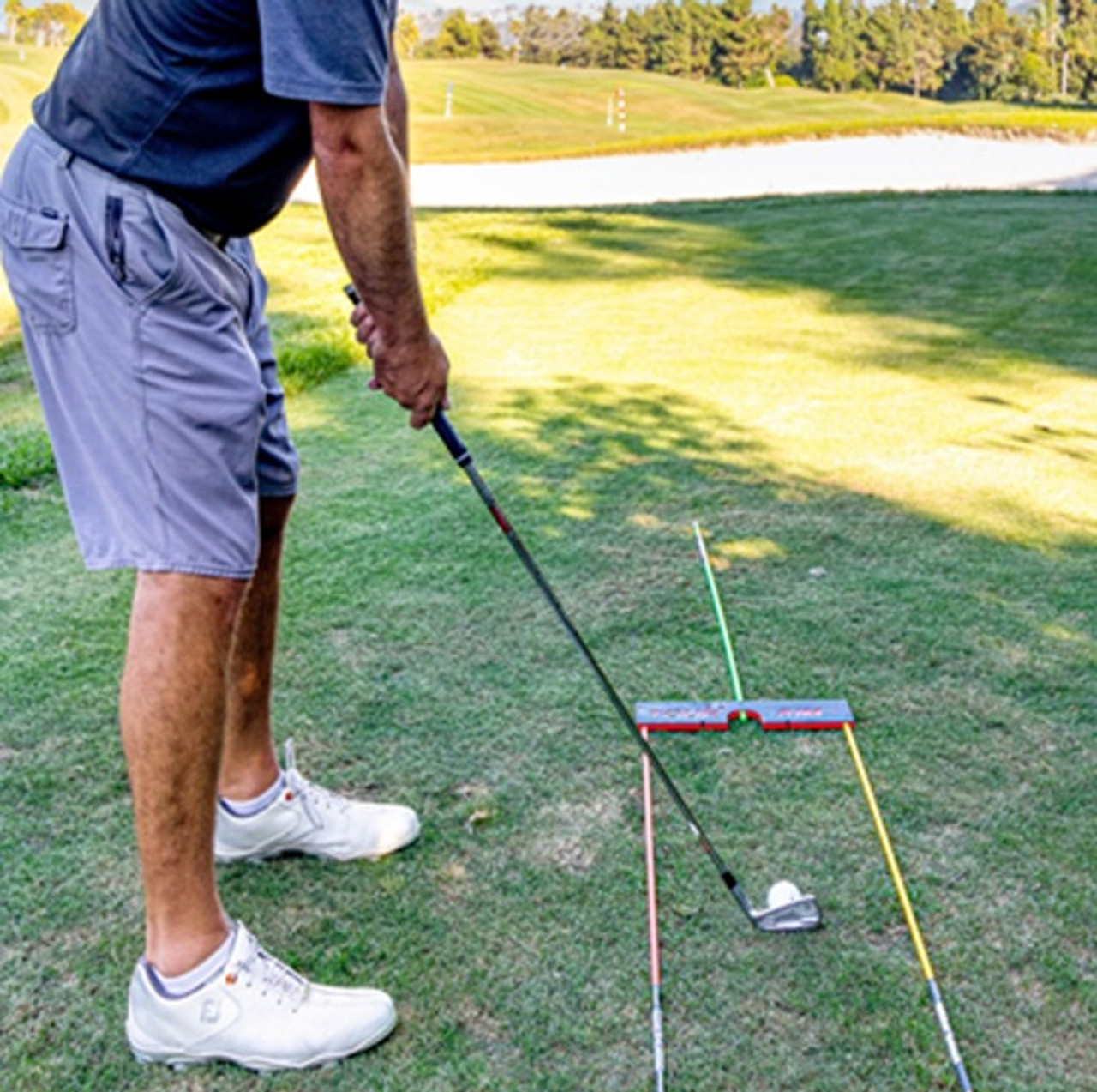 Tour Aim Golf Alignment Tool with 3 Alignment Sticks