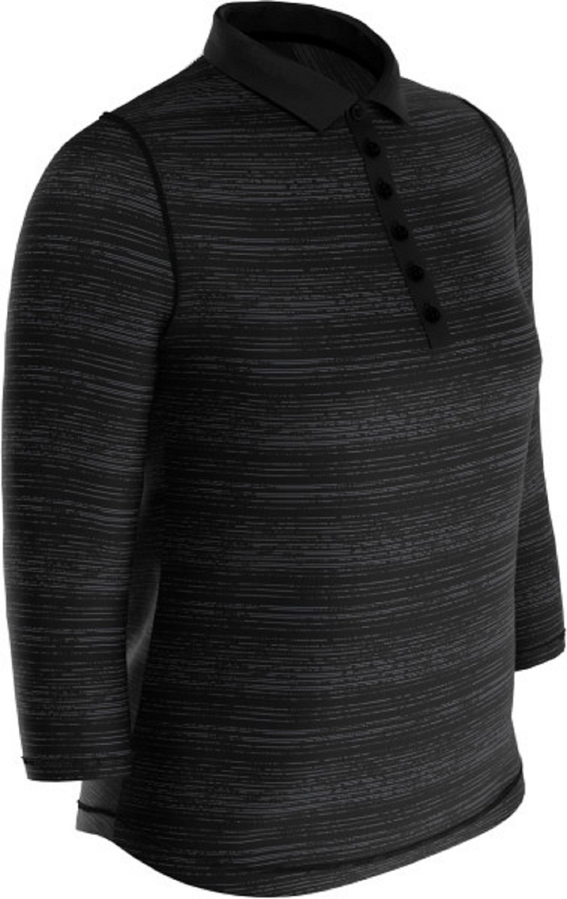 Ladies Callaway Golf SwingTech 3/4 Sleeve Space Dye Polo