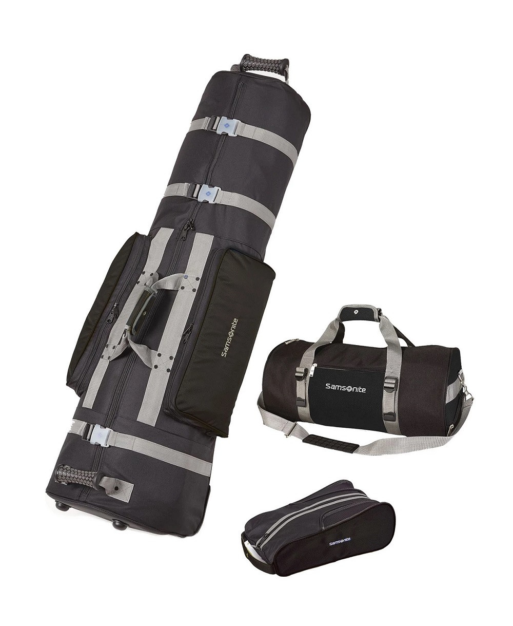 Samsonite Golf Deluxe 3-Piece Travel Bag Set | RockBottomGolf.com