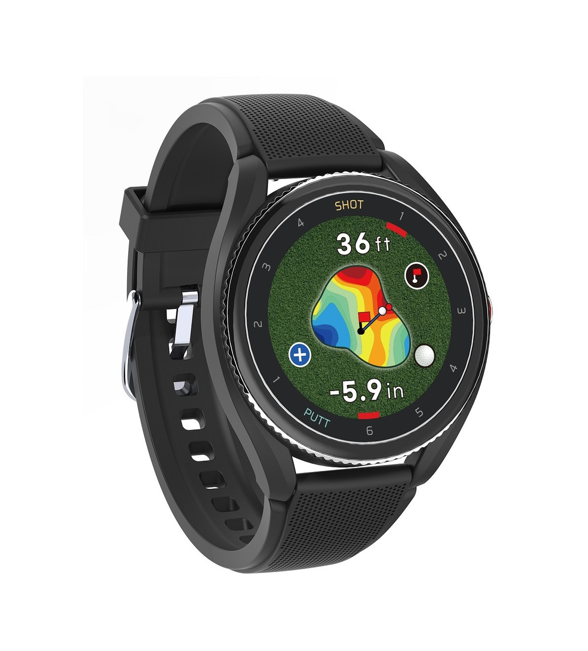 T9 GPSナビ付きスマートウォッチ ブラック Voice Caddie Golf T9 Hybrid GPS Watch | RockBottomGolf.com