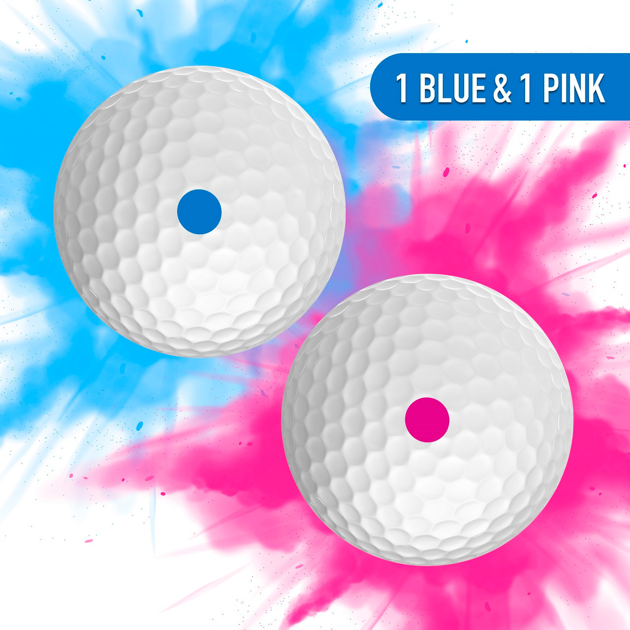 Izzo Golf Gender Reveal Balls (2 Pack)