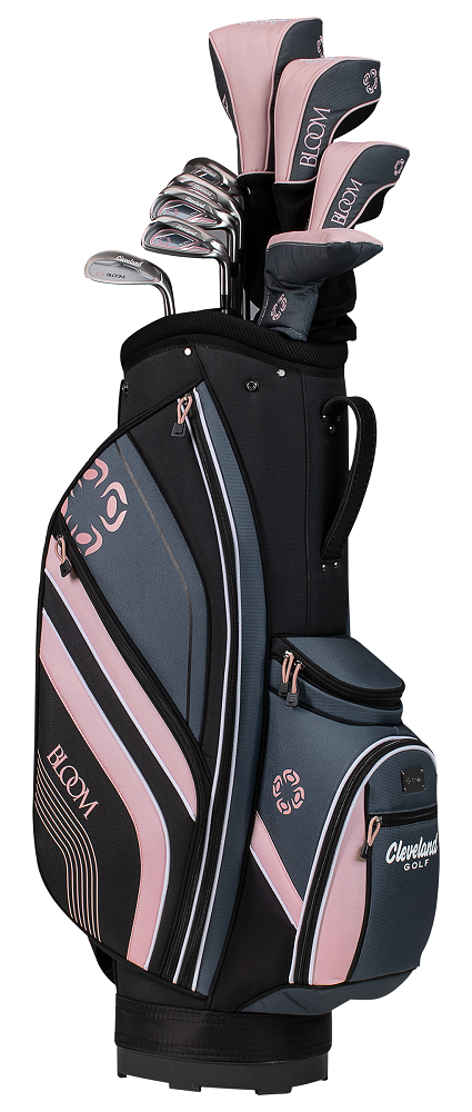 Ladies Cleveland Golf Bloom Complete Set W/Bag Left Handed