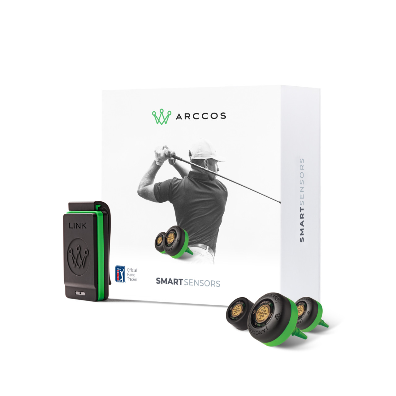 Arccos Caddie Smart Sensors + Link Bundle | RockBottomGolf.com