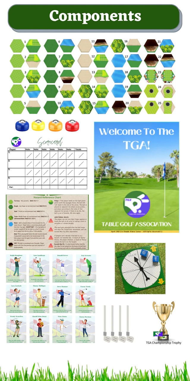 Table Golf Association Table Board Game