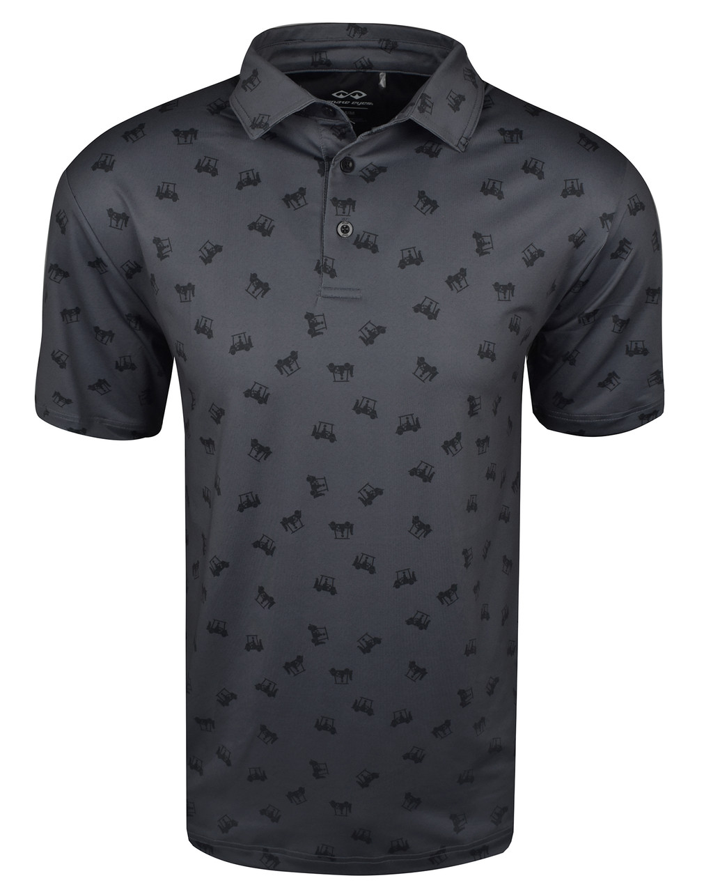 Snake Eyes Golf Cart Polo Shirt | RockBottomGolf.com