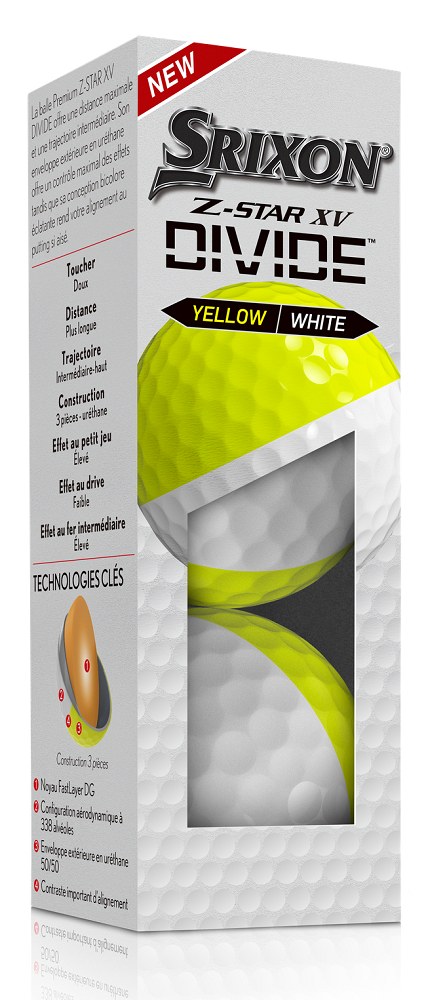 Srixon ZStar XV Divide Golf Balls