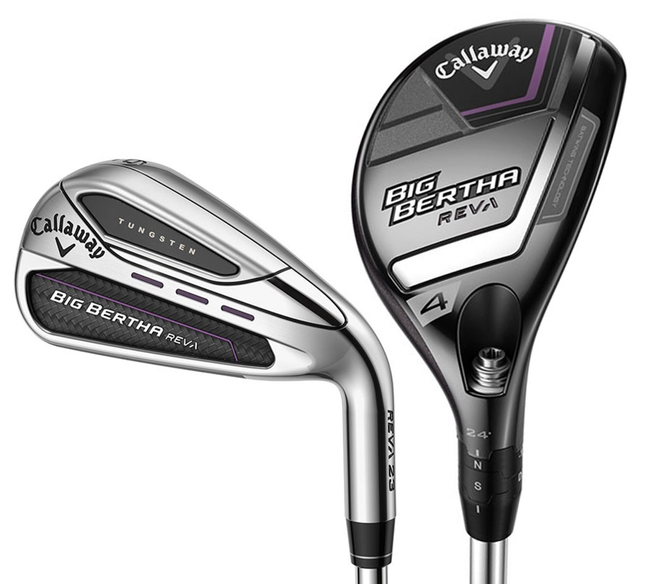 Ladies Callaway Golf Big Bertha REVA Combo Irons (7 Club Set) Left