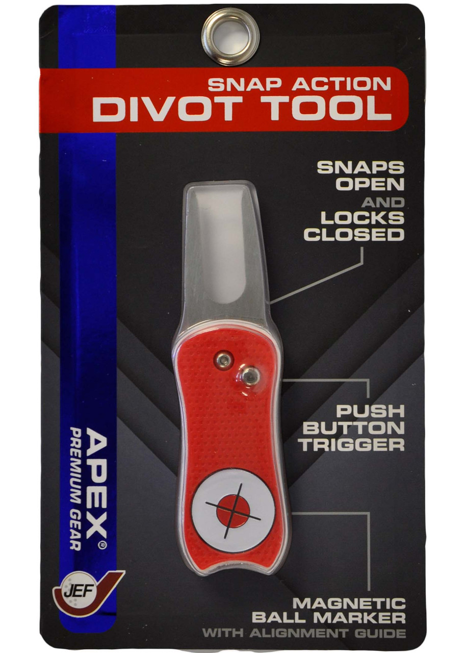 Jef World Of Golf Apex Snap Action Divot Tool | RockBottomGolf.com
