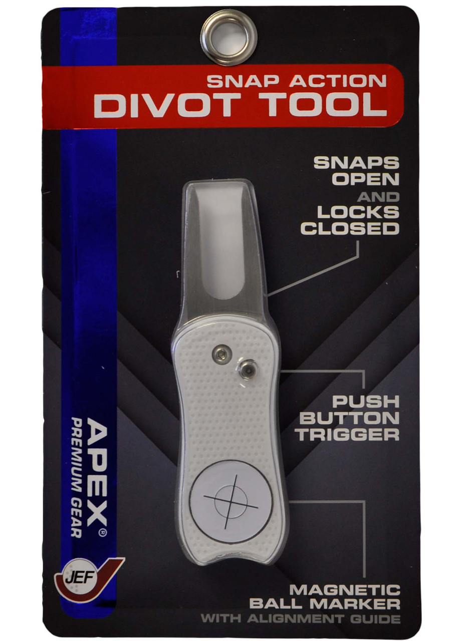 Jef World Of Golf Apex Snap Action Divot Tool | RockBottomGolf.com