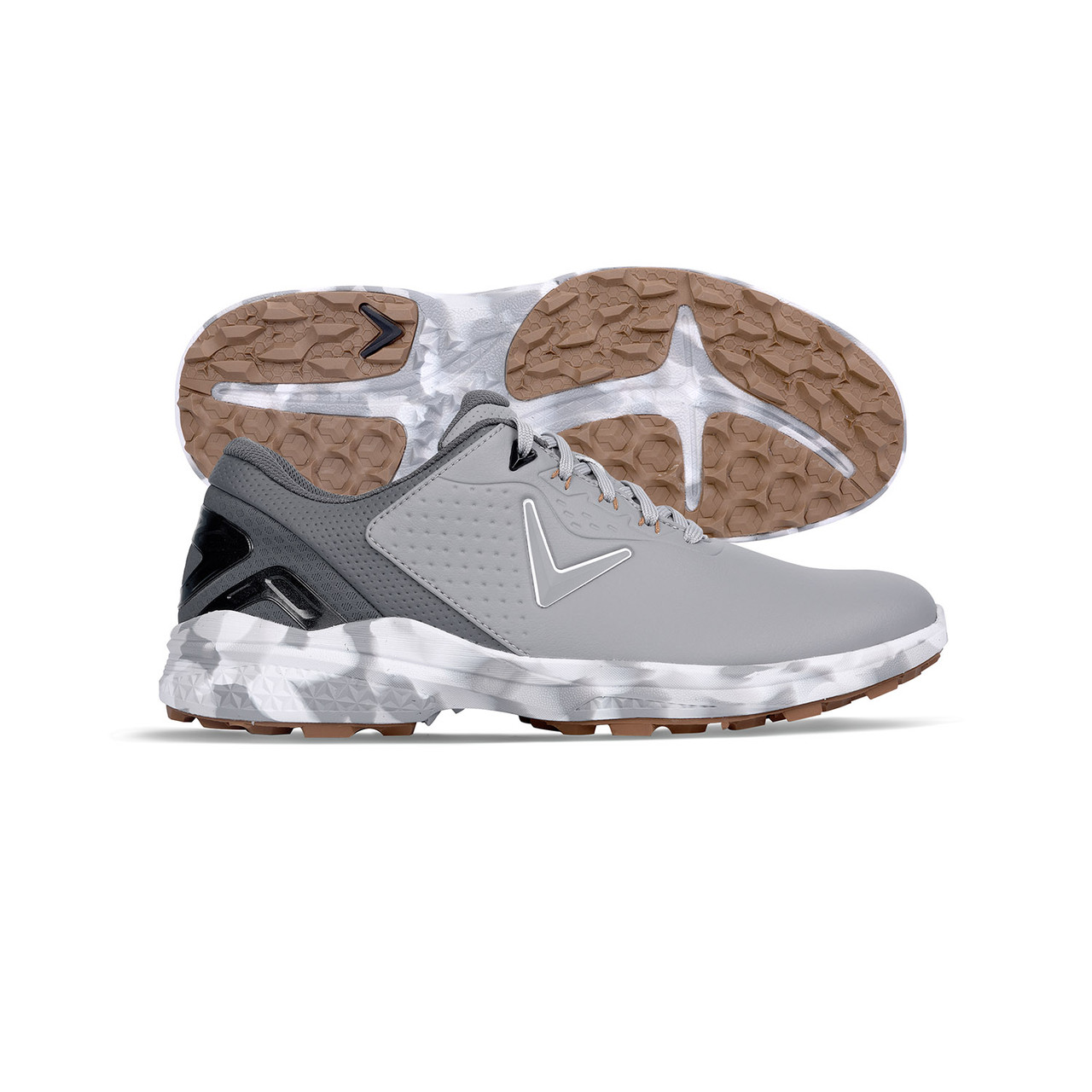 Callaway Men\'s Golf Shoes 11.5‎ Gray Camo Soft Spikes Cleats Comfort CG400GR Golf Shoes | Callaway Golf main image 3