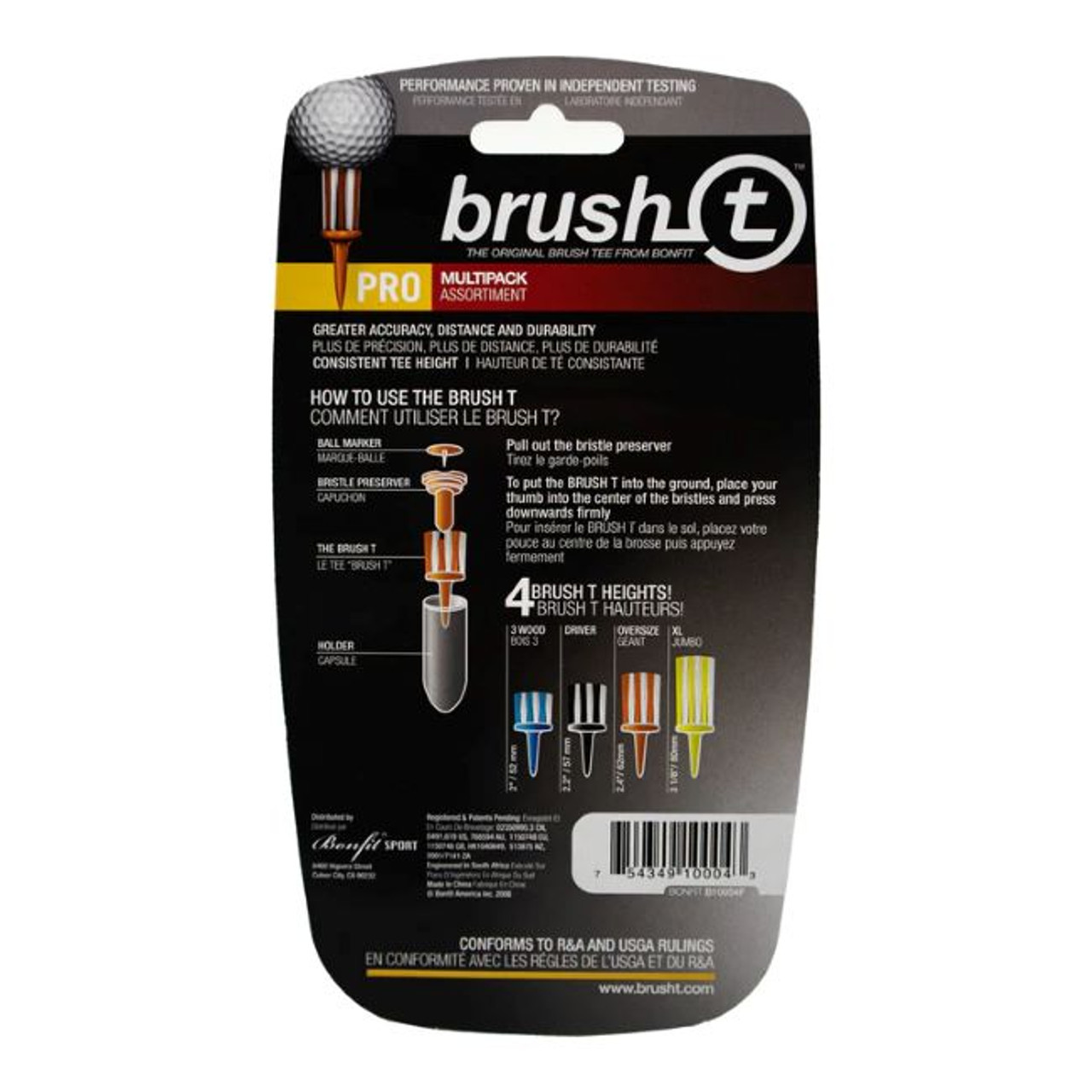 Brush-T by Bonfit  Less Friction For Farther Drives – brush-T