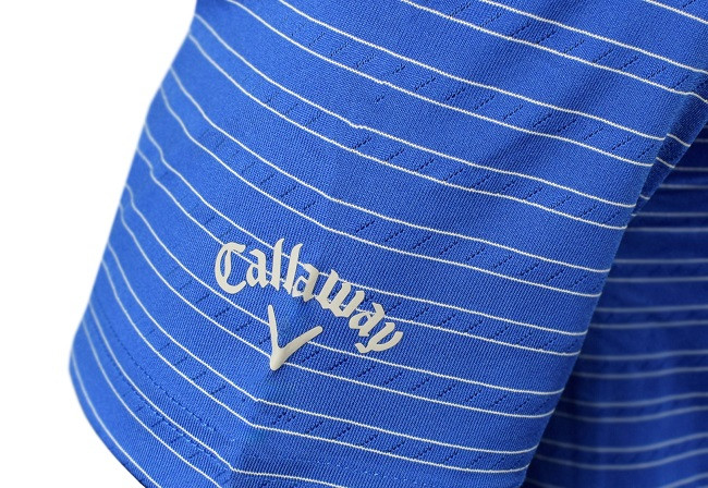 Callaway Golf Fine Line Ventilated Stripe Polo