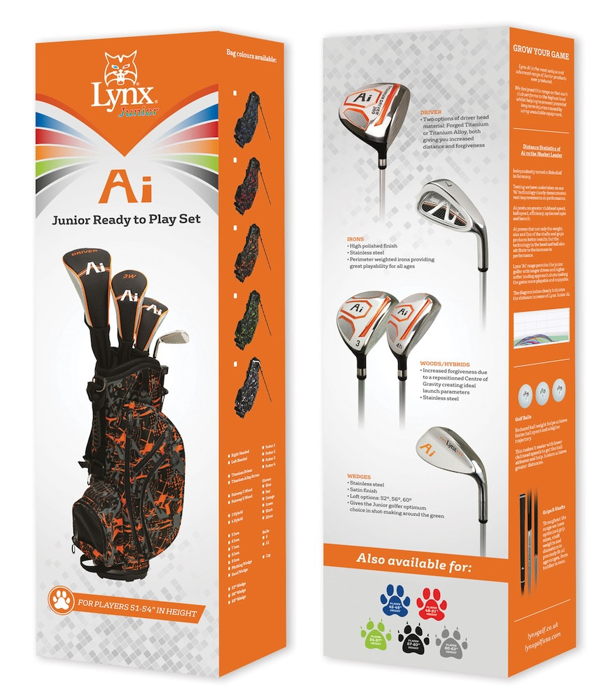 Lynx jr (リンクス ジュニア) Lynx Golf Ai Junior 7 Piece Set | RockBottomGolf.com