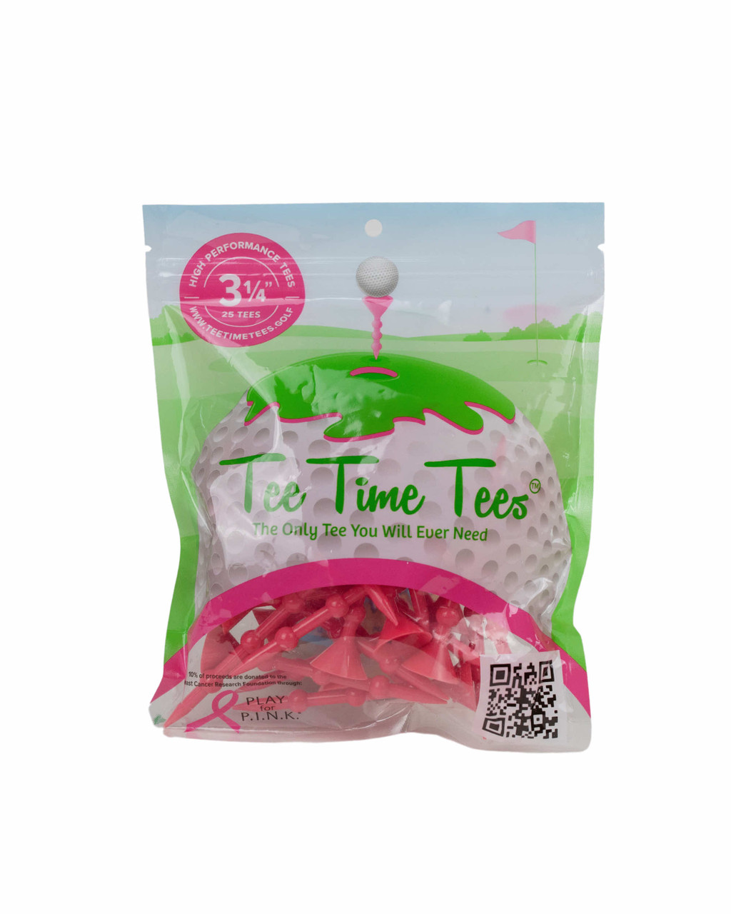Tee Time Tees Golf Bubble Tees (Pack of 25) | RockBottomGolf.com