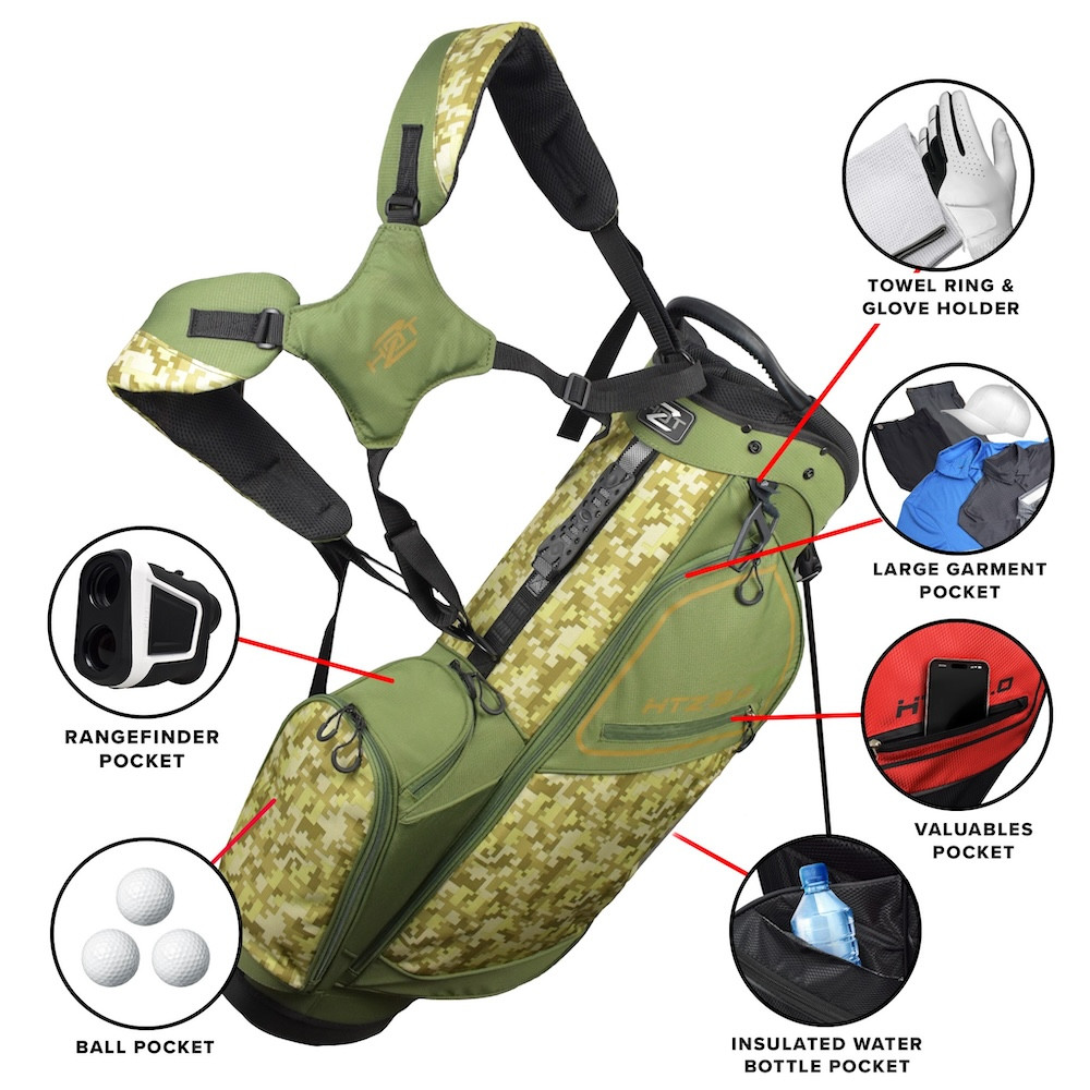 Hot-Z Golf 3.0 Camo Stand Bag | RockBottomGolf.com