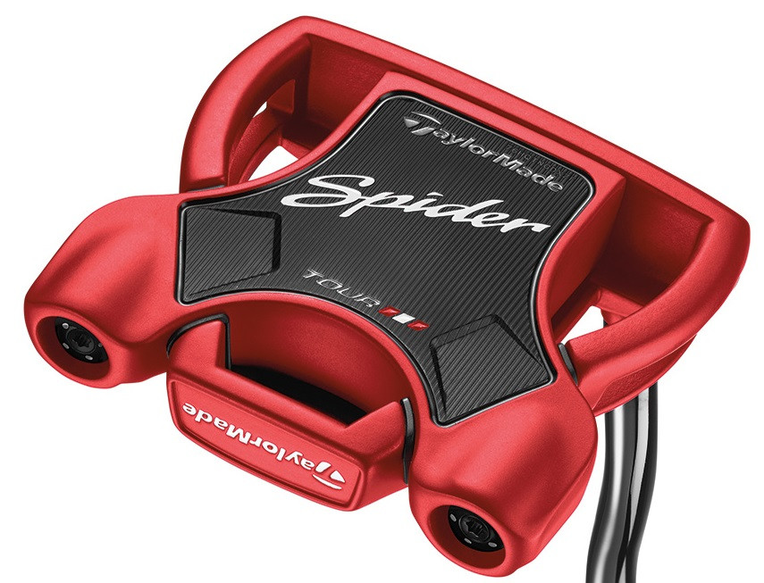Pre-Owned TaylorMade Golf Spider Tour Red Double Bend Putter Left