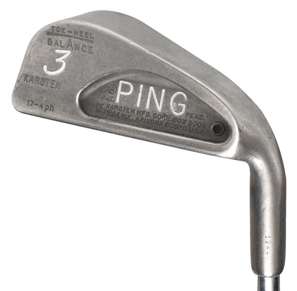 PING 初代 KARSTEN 1 アイアンセット 3~9,W,SW 9本セット Pre-Owned Ping Golf Karsten 1 Irons Steel (9 Iron Set