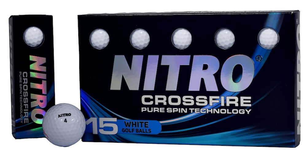 Nitro Crossfire Matte Golf Balls [15-Ball] | RockBottomGolf.com
